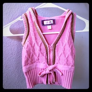 Genuine Kids From Oshkosh Girls Hooded Vest, 3T